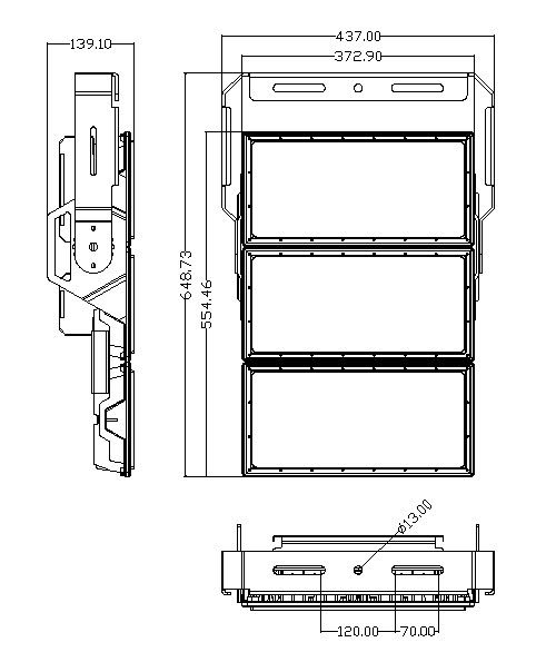 80m Znkj Carton + Foam Marine Outdoor Projection Light with CE