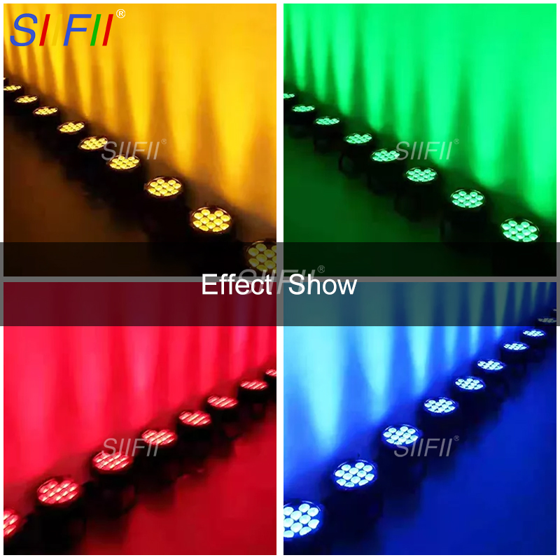12X18W 6in1 Waterproof Battery LED PAR Light Outdoor LED PAR Bar Stage Lighting