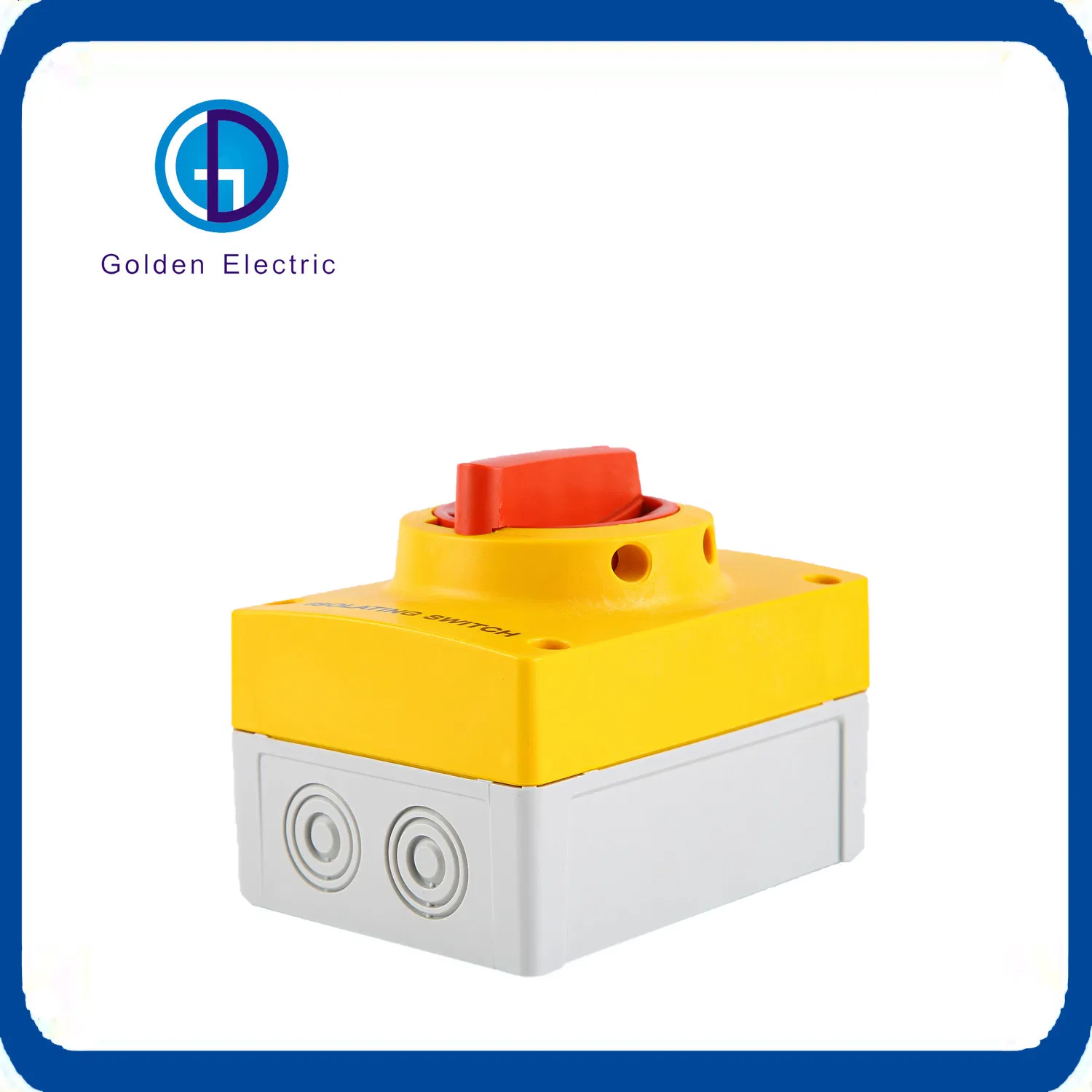 Electric Power Waterproof Enclosure IP66 3p4p 50Hz 16A 25A 40A 63A AC Isolating Isolation Isolator Switch for AC Industry