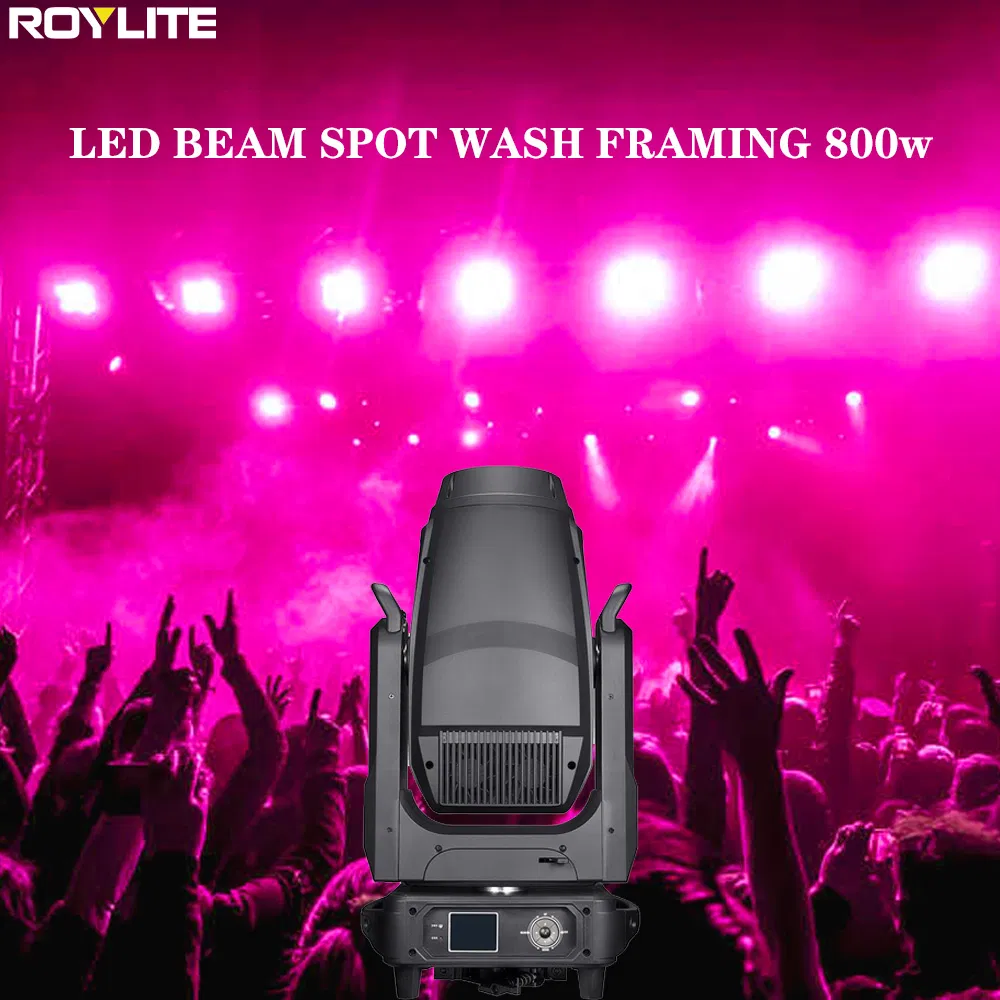 LED Frame 800W Moving Head Lights Stage Show Lighting DMX 512 Controller Disco Moving Beam Light for Big Events