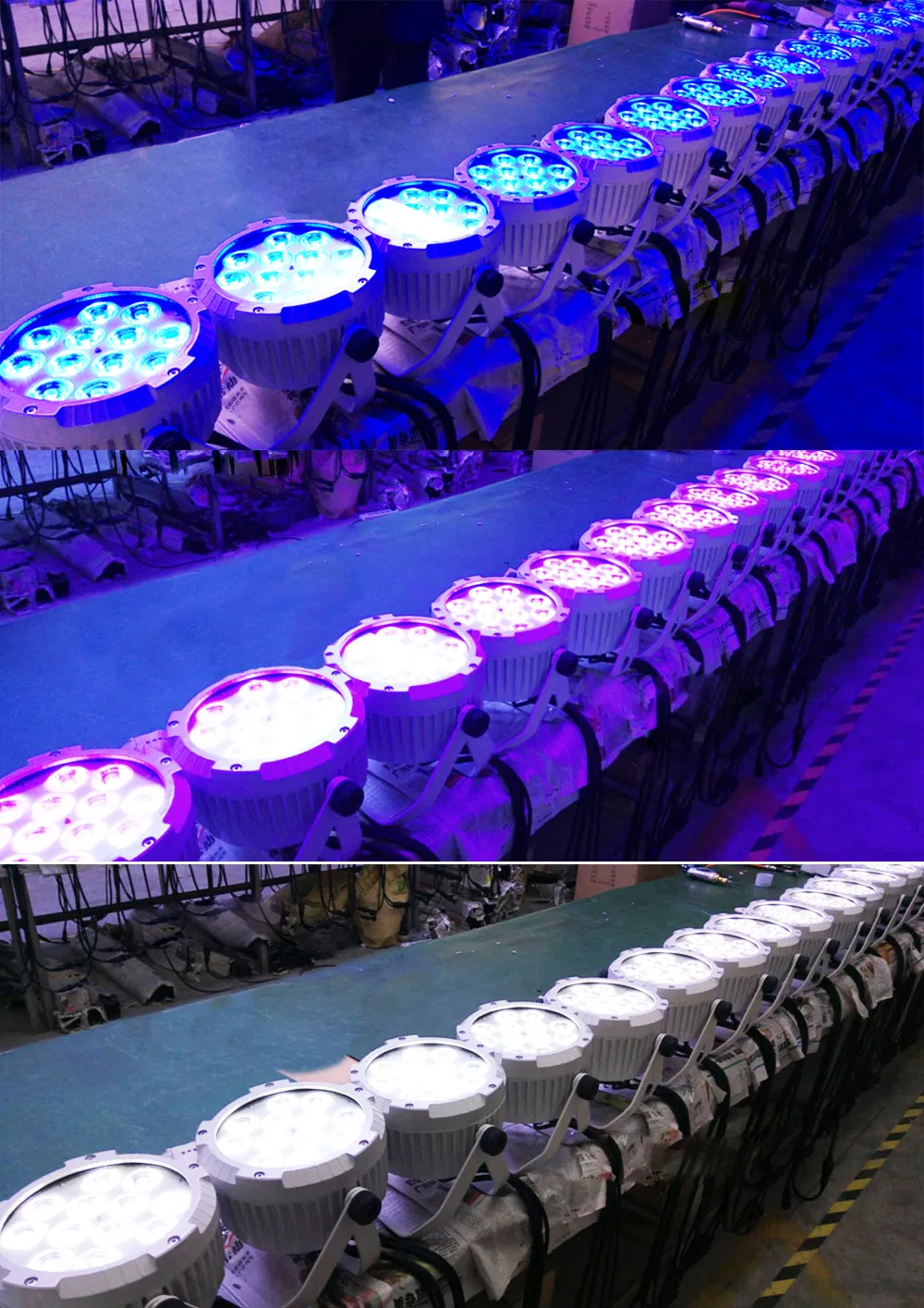 Outdoor 18*18W Rgbwauv Slim LED PAR Light for Stage Lighting
