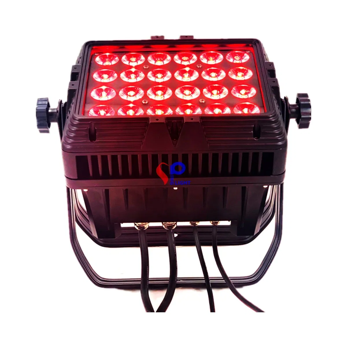 Stage Light 24PCS 15W Square RGBWA LED DJ Disco Light Flood PAR Light City Color IP65 Outdoor Waterproof PAR Building Wash Light