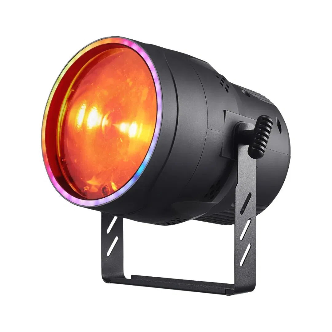 250W COB Zoom PAR Light, RGBW LED Wash Light with CTO Color Tuning, for Stage Lighting, Disco, Wedding, Party, and Holiday Events