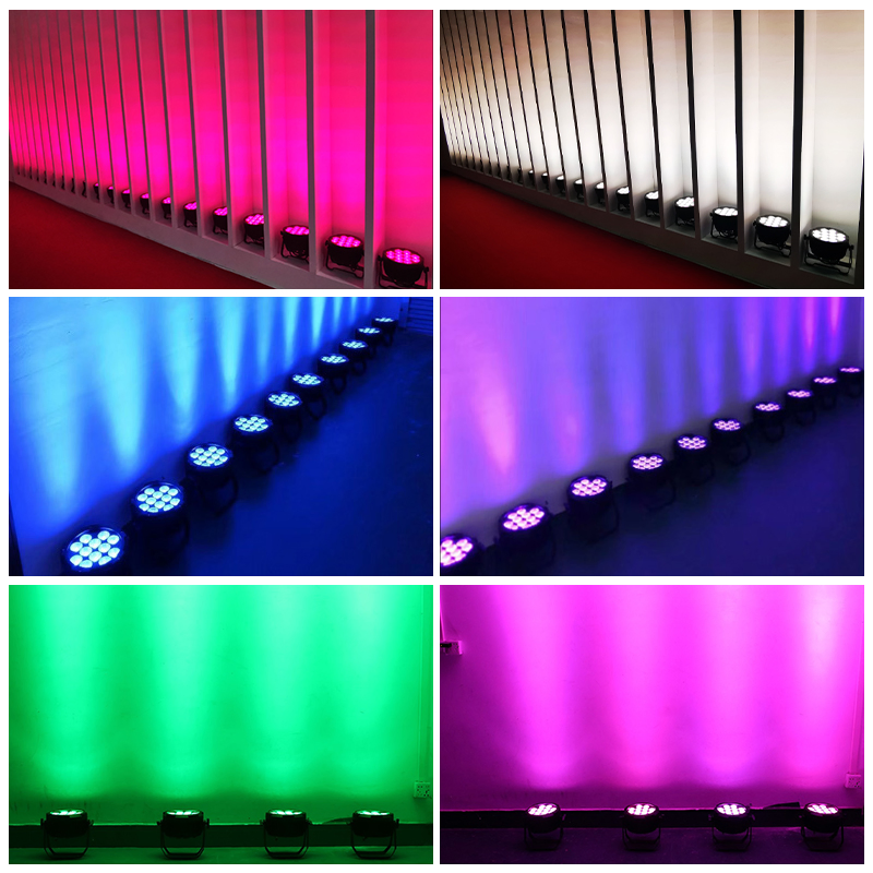 12X18W 6in1 Waterproof Battery LED PAR Light Outdoor LED PAR Bar Stage Lighting