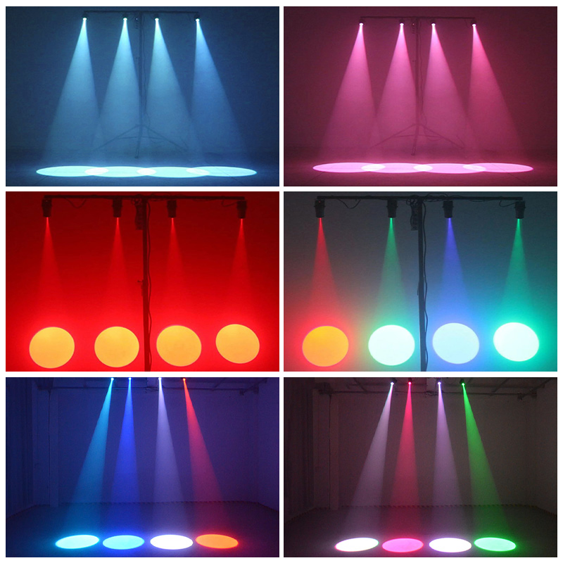 High Quality Stage Effect Beam LED DMX512 Dance Party DJ Disco Wedding Show 10W 3 in 1 Spot Light
