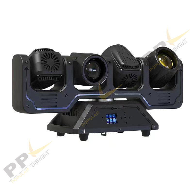 Intelligent 4 Heads Rogue Beam LED Moving Head Light with Halo