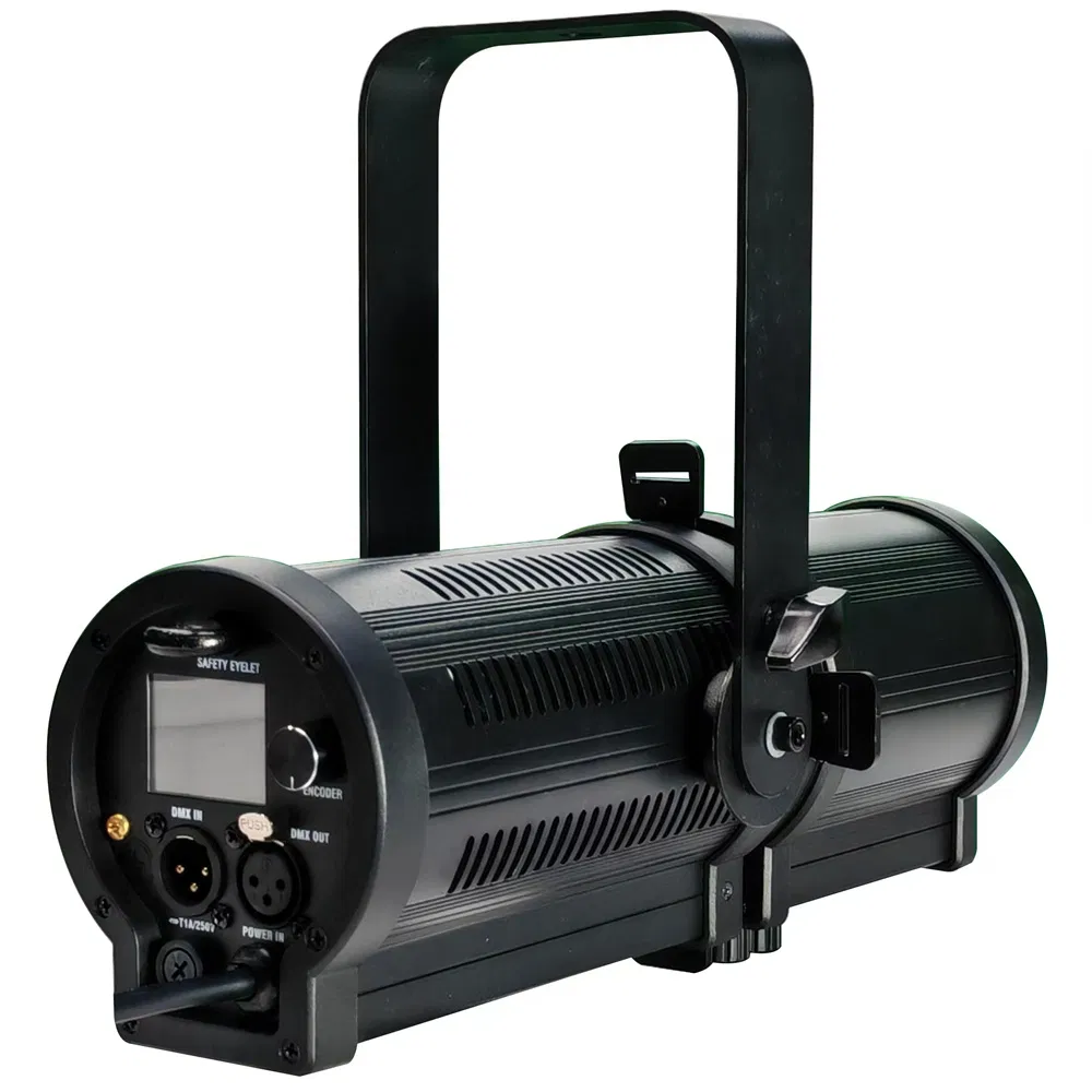 Mini 60W 100W RGBW Zoom LED Ellipsoidal Leko Profile Spotlight for Stage Studio Theater