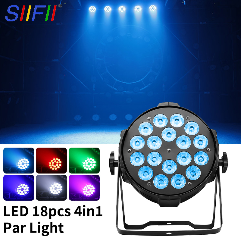 Stage Equipment DMX LED RGB 4 in 1 18*10W/18W PAR Lighting