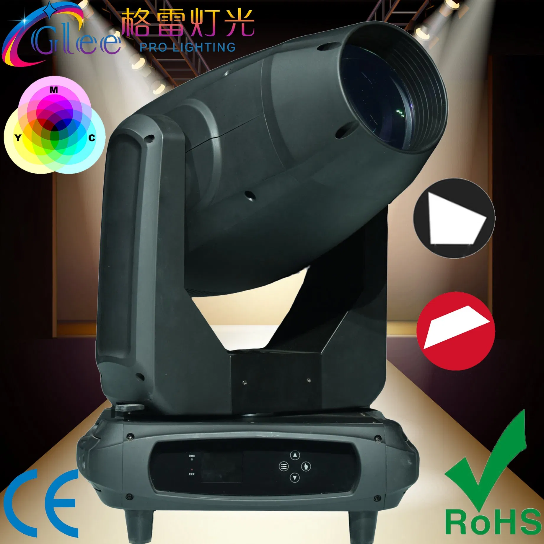 620W 600W LED Profile Frame Framing Beam Wash Spot Full-Featured Hybrid Moving Head Stage Light