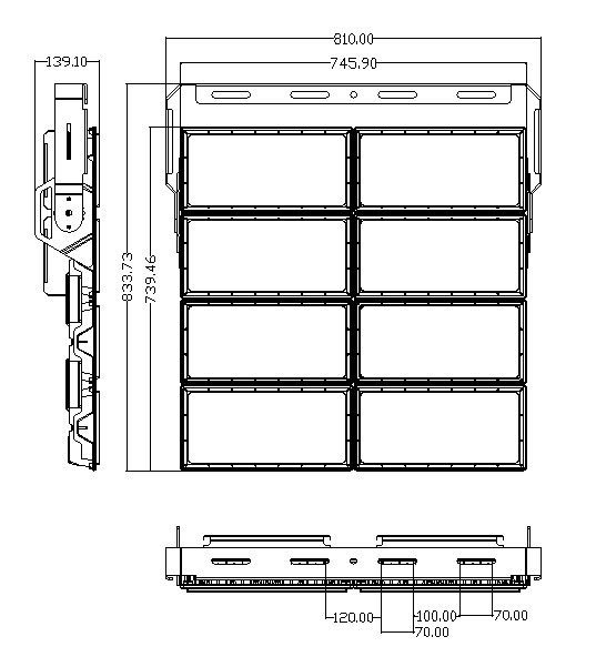 80m Znkj Carton + Foam Marine Outdoor Projection Light with CE
