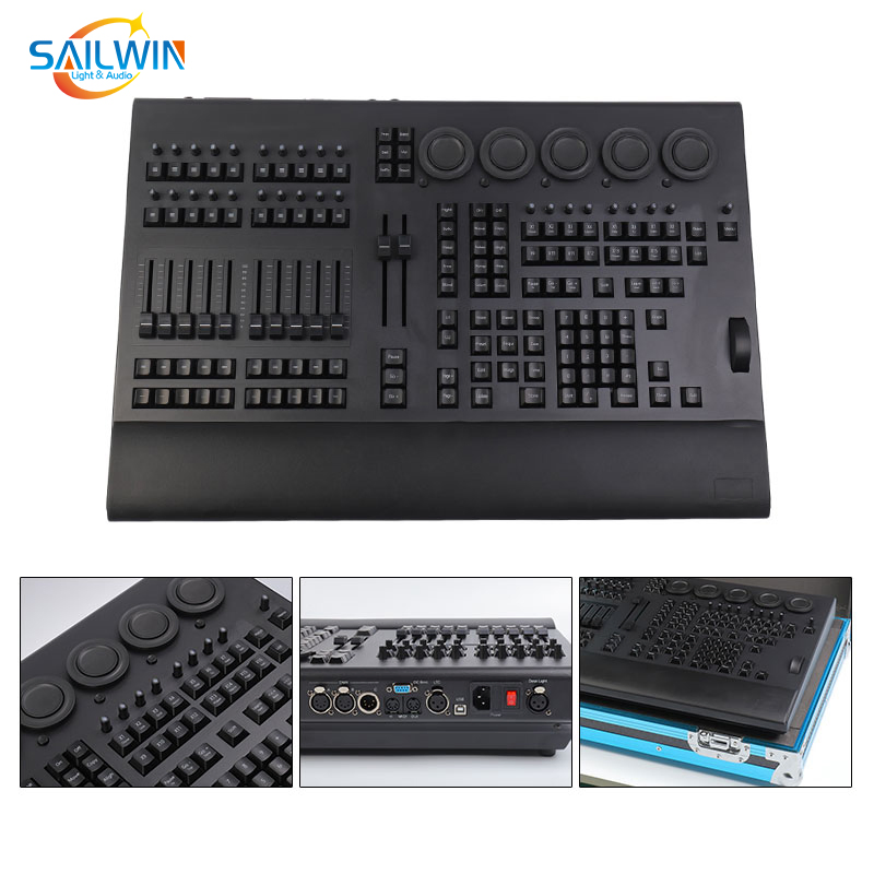 Ma3 DMX Lighting Controller on PC Command Wing Fader Wing Console