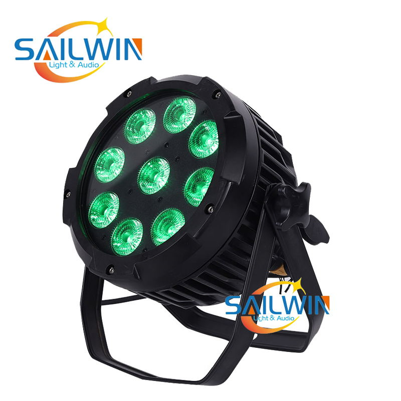 Outdoor Waterproof IP65 LED Battery Powered PAR64 Stage Light Disco Lights