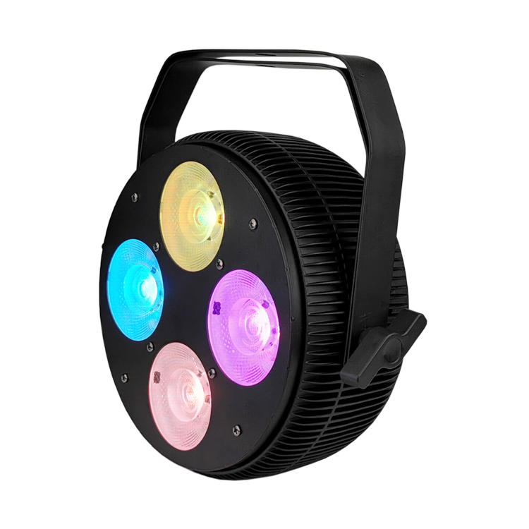 4 X 40W 4in1 RGBW Indoor DJ Stage Club LED Matrix Flat PAR Light