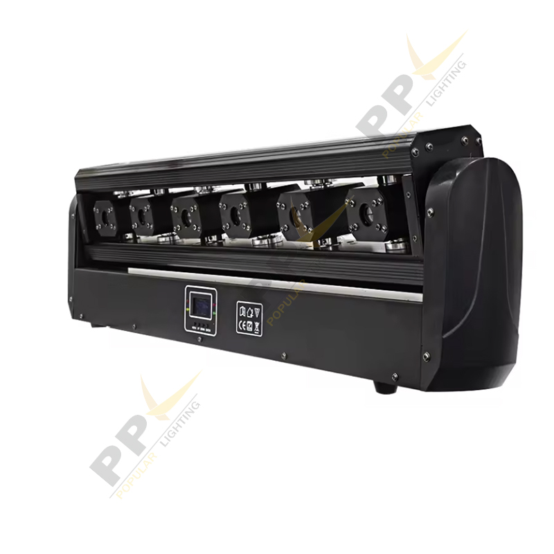 6 Heads RGB Laser Bar Light with LED Strip for Party &amp; Stage Lighting