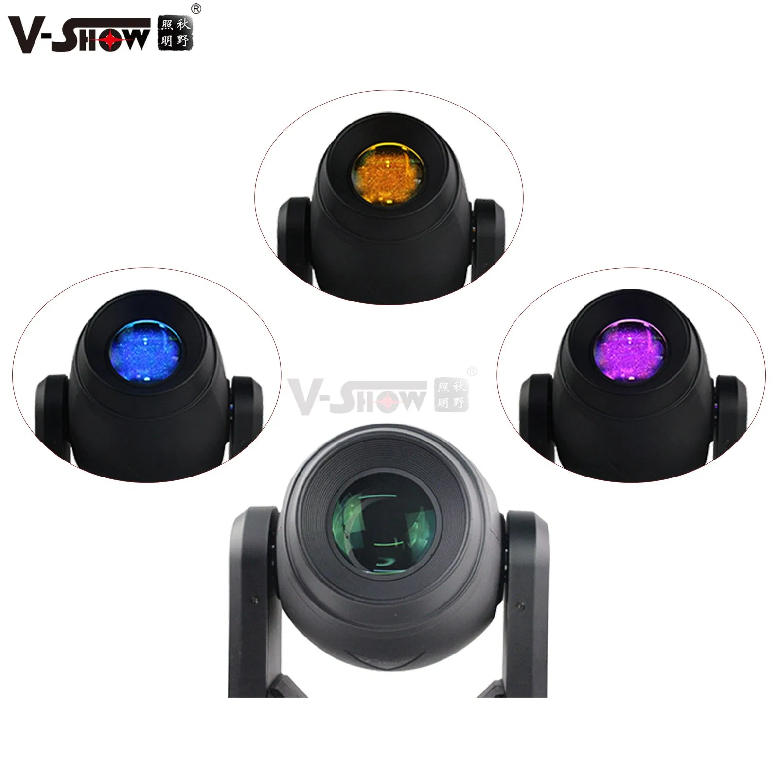 Vshow S716 200W LED Beam/Spot/Wash Moving Head Light Features Channel DMX512 DJ Stage Disco Lighting
