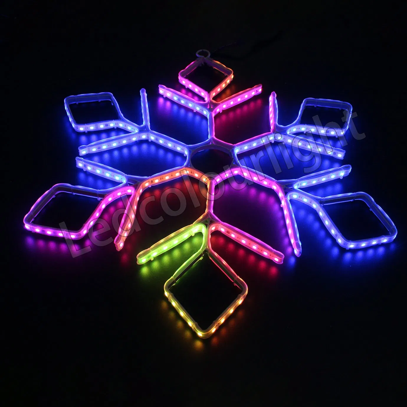 RGB LED String Light Building Party Strip Light DMX RGB RGBW Facade Lighting LED Snow IP65 DMX Stage Light Snowflake Pixel Lights