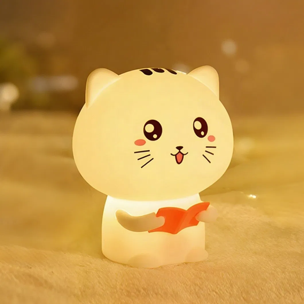 Cute Cat Silicone Lamp 1