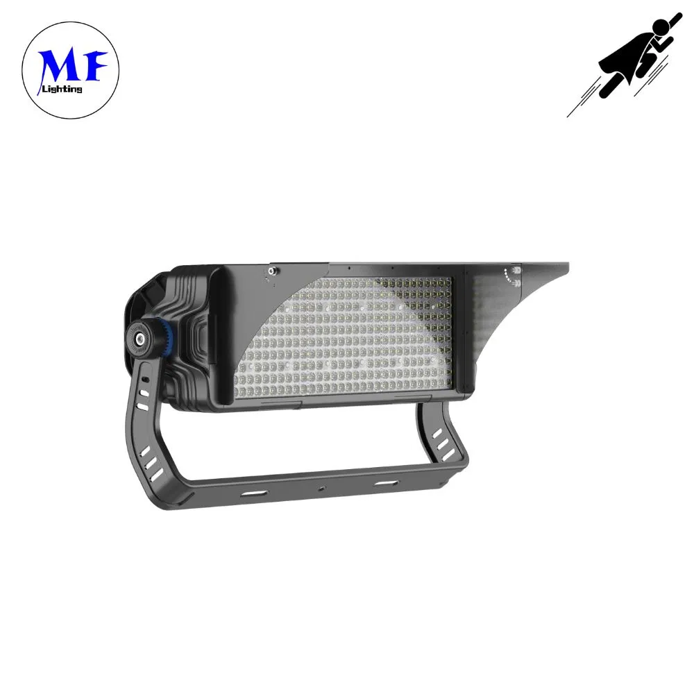 High Lumen 170lm/W 6500K 800W 1000W 1200W 1800W IP66 Ik08 Water Proof High Power Stadium Sport High Mast LED Flood Light for Tennis Football Court