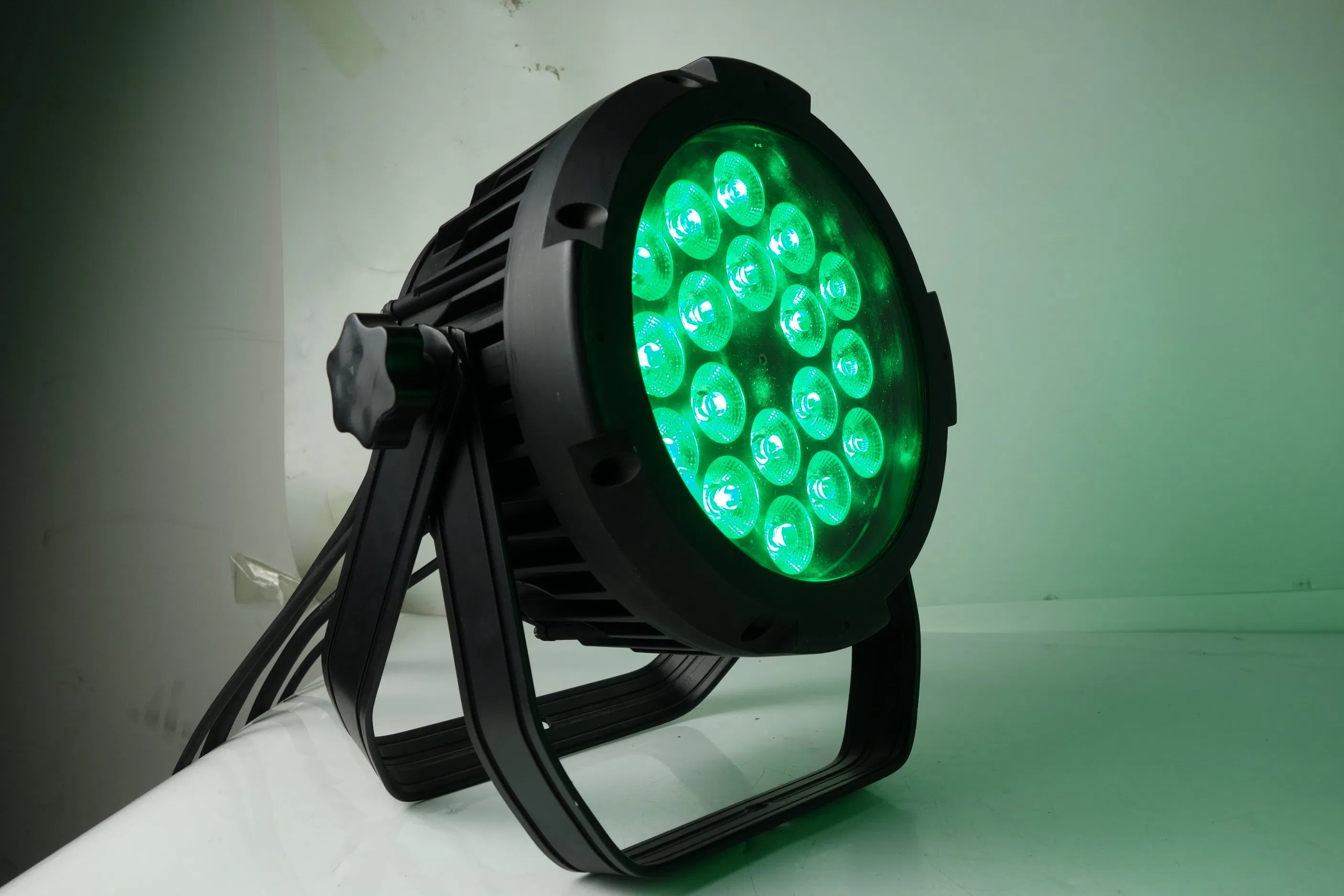 18*12 Watt Rgbwuv 6 In1 LED PAR Can Stage Light DMX Control Waterproof DJ Disco for Party Wedding Church