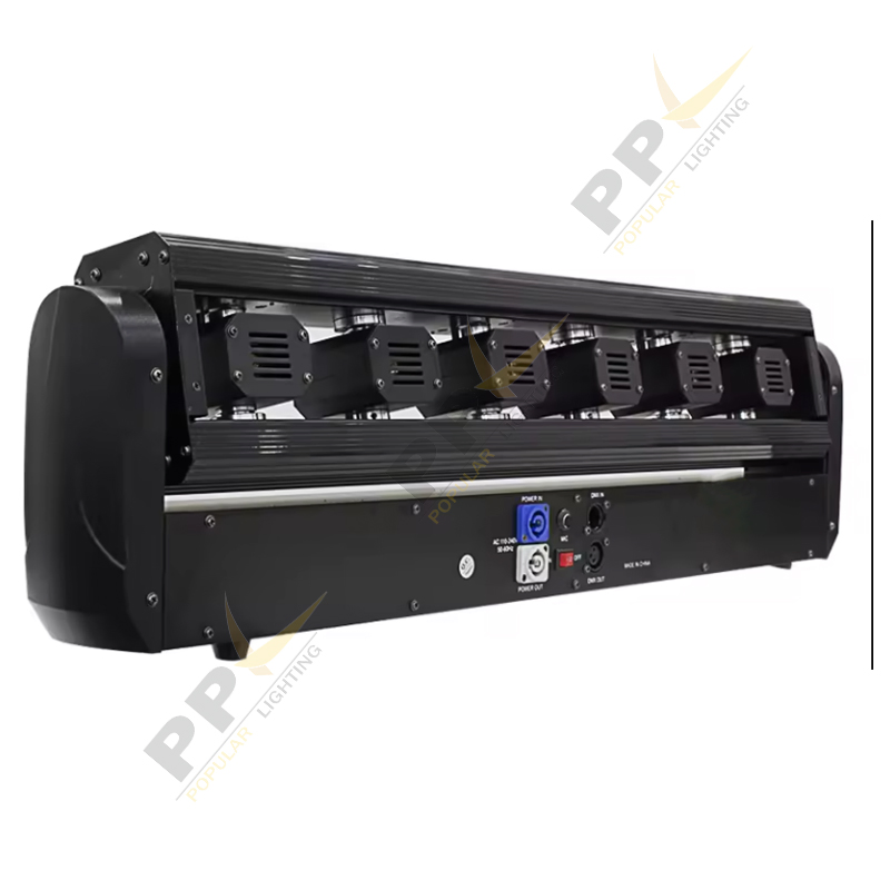 6 Heads RGB Laser Bar Light with LED Strip for Party &amp; Stage Lighting