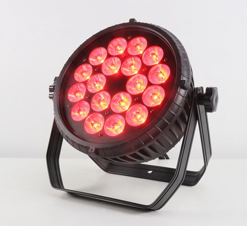 New High Brightness 18LEDs 18W RGBWA UV 6in1 Outdoor Waterpfoor LED PAR Light for Stage