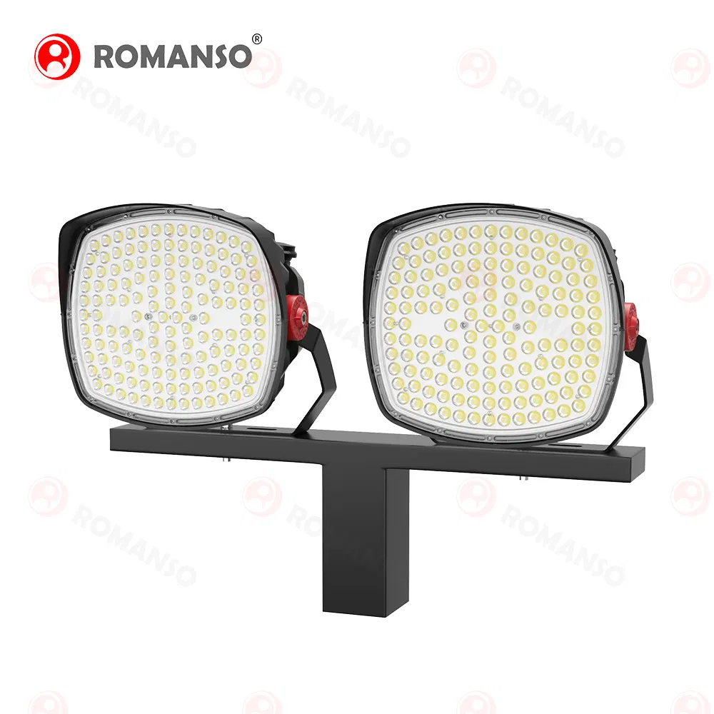 Romanso High Lumens LED Flood Light 500W 1200W 150lm/W ETL 5-Year Warranty Stadium Flood Lighting