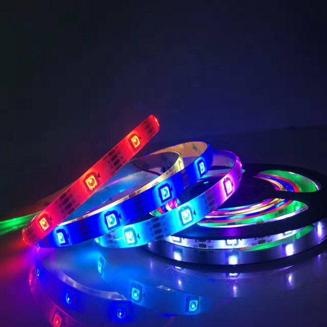 DC12V/24V Waterproof Flexible DMX LED Glue Strip Light for Stage Wedding DJ