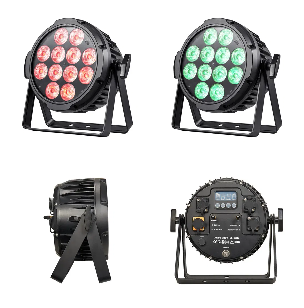 Outdoor Stage LED PAR Can Front View