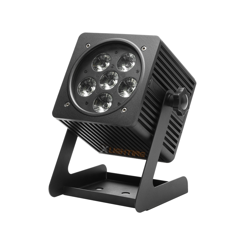 Stage Washer Spot Light 6*18W RGBWA UV 6in1 Waterproof IP65 LED PAR Cans DMX Stage Lighting Outdoor Use