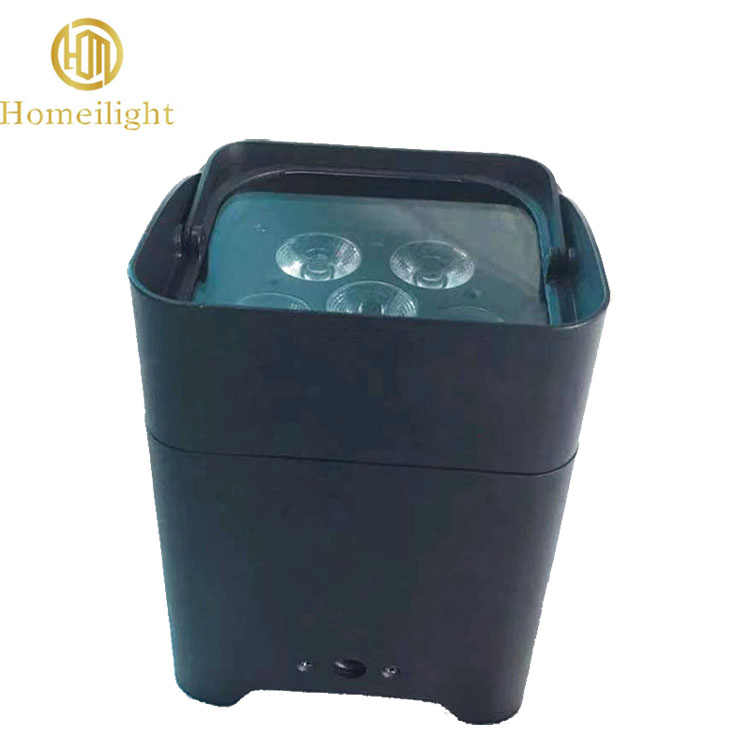 LED Projector Light Professional Stage Lights RGBWA UV 6 in 1 Luminous Lighting Wireless PAR Cans