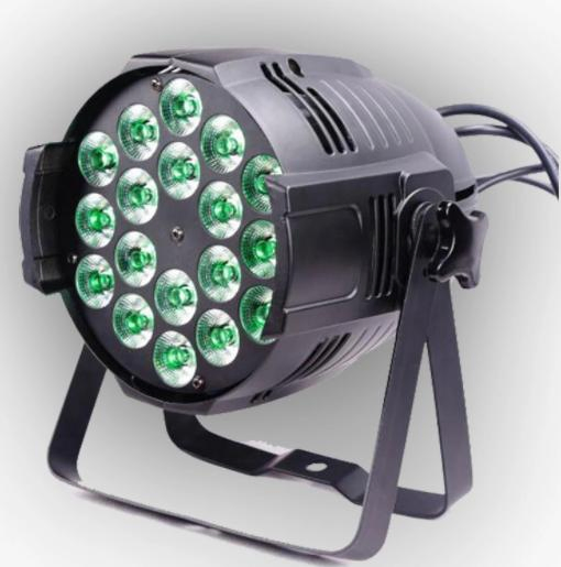 RGBW Stage LED Light 18 LED 200watt DJ PAR Lighting for Party Wedding Disco Performance Bar Event Dance