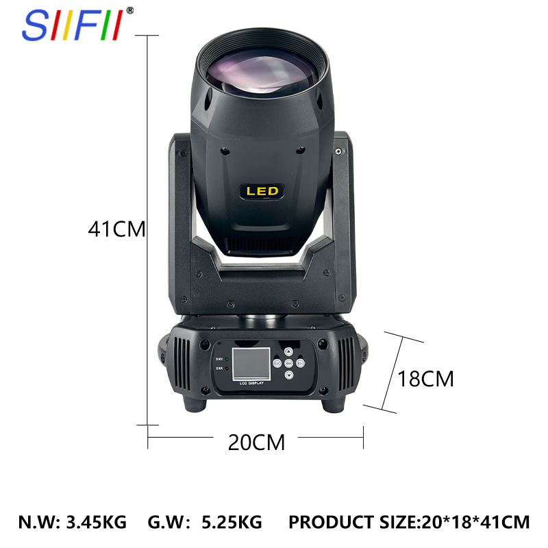 Factory Supply 150W Sharpy Beam Moving Head Light DMX Stage Lighting with Intelligent Cooling System