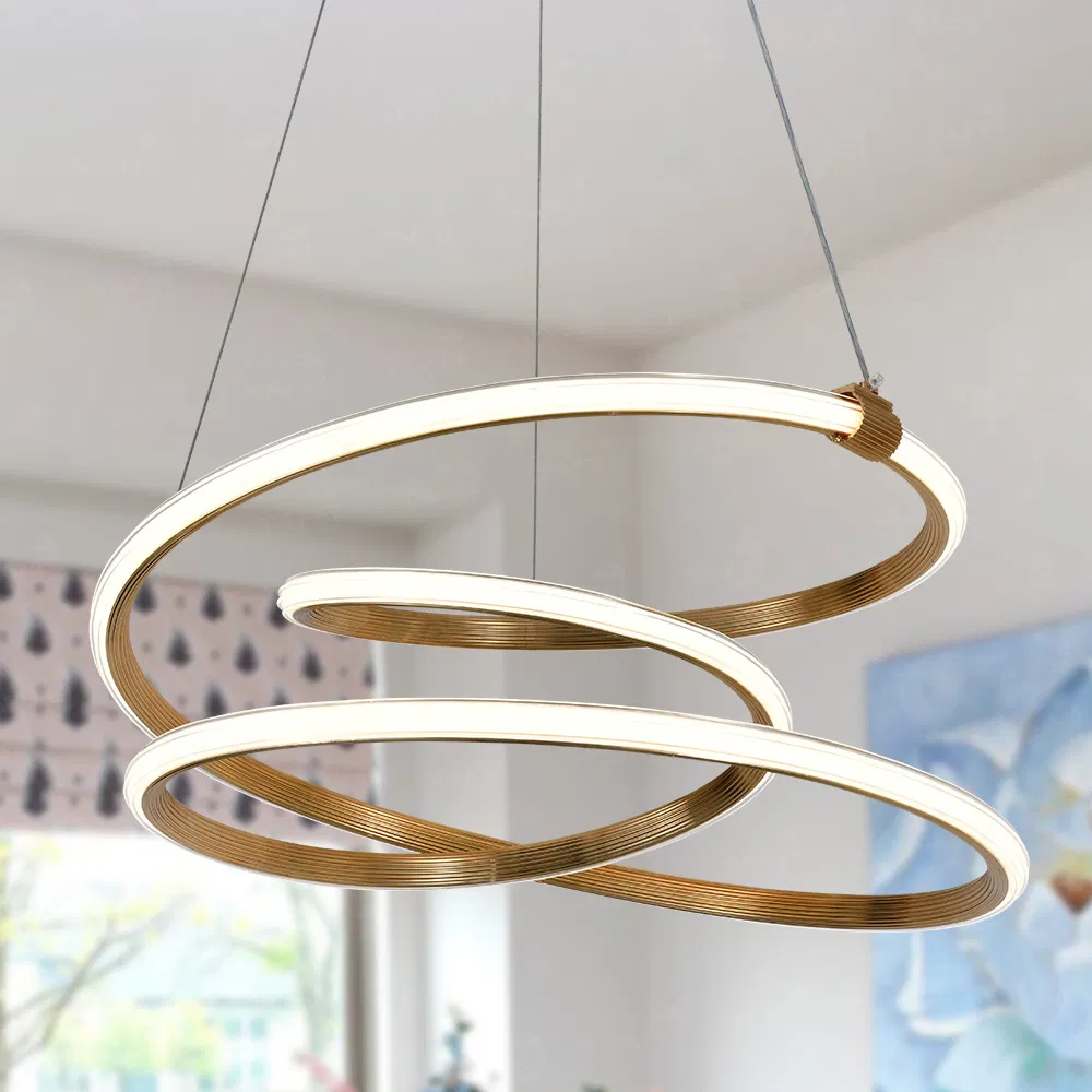 Dimmable Ceiling Modern Ring Ceiling Pendant Lighting Decoration LED Pendant Lighting