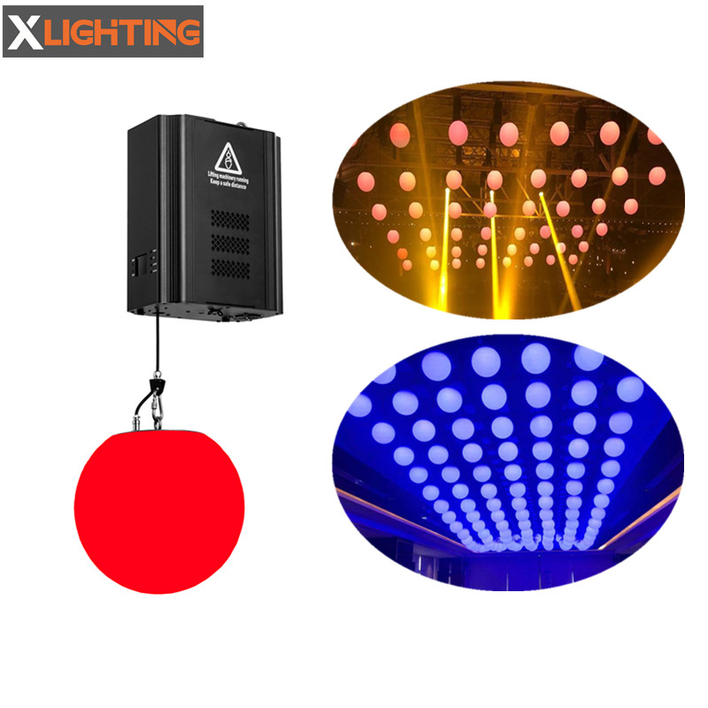 New Design! Professional Stage RGB DMX LED Lift Ball Kinetic Lighting