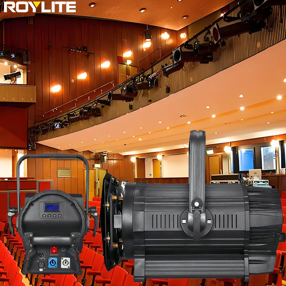 200W 300W DMX Fresnel Lens COB Spotlight Manual Auto Zoom LED PAR Spot Light for Stage