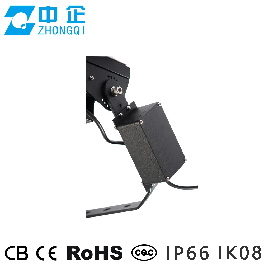 LED Flood Light IP66 120lm/W 4000K Ik10 Zhaga High Lumen Anti-Glare Quality Waterproof Dali Dimmable Sensor 5 Years Warranty OEM ODM 30W 40W 50W 60W CE