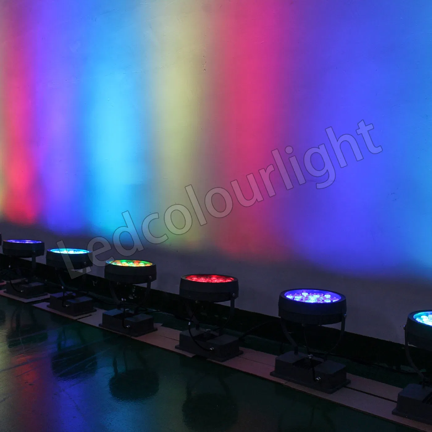 LED Stage Lights Waterproof LED PAR 36LEDs RGB PAR Lights DMX Control Uplights for Wedding Party DJ Events Music Dance Lighting