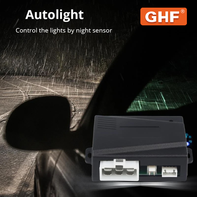 Ghf 12V Universal Car Automatic Headlight Sensor Control Modification System Headlight Control System Headlight Main Controller
