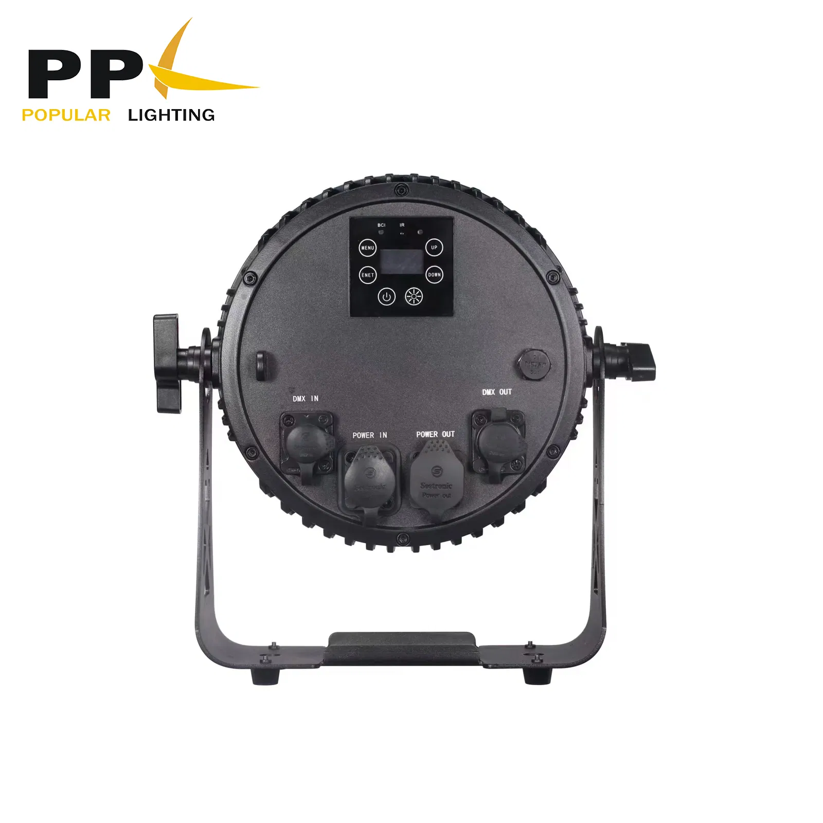 Outdoor 12PCS 18W Rgbwauv 6in1 IP66 Stage Lights PAR Can Uplights Wireless WiFi Battery LED PAR Light