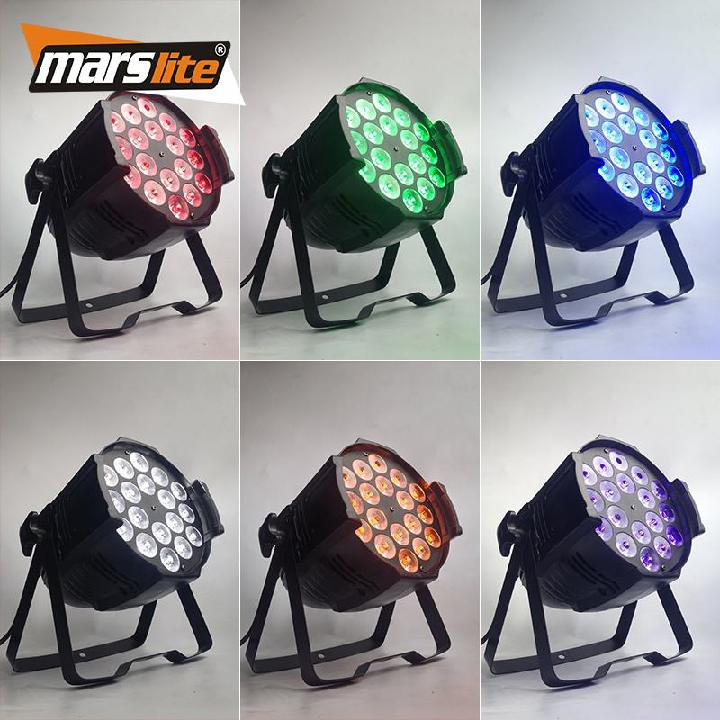 Marslite LED PAR Lights Stage 18*1qw 4 in 1PAR Can Stage Liqht Party Bar Disco Effect Eyent DJ Lighting