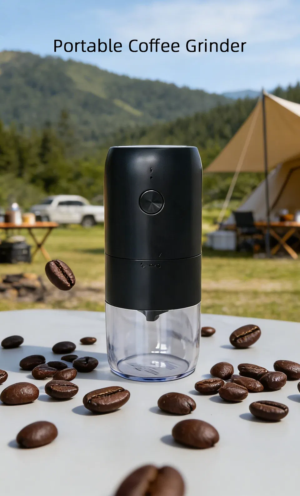Molino de café portátil eléctrico