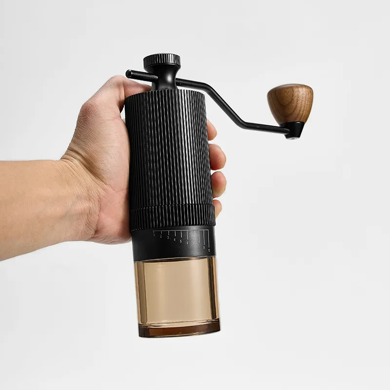 Molino de café manual ajustable externo 420 de acero inoxidable