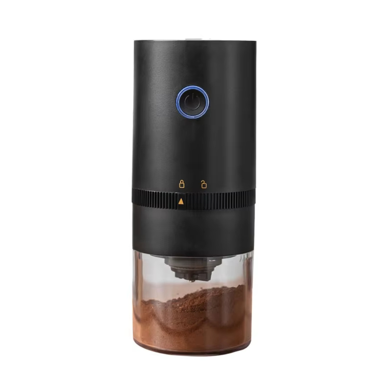 Venta Caliente Molinillo de Café Portátil de Acero Inoxidable Ajustable Máquina de Molido de Café Carga USB Molinillo de Café Eléctrico