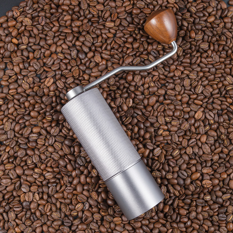Precio mayorista fabricante OEM molinillo de café ensamblaje manual acero inoxidable muela cónica ajuste numérico más rápido