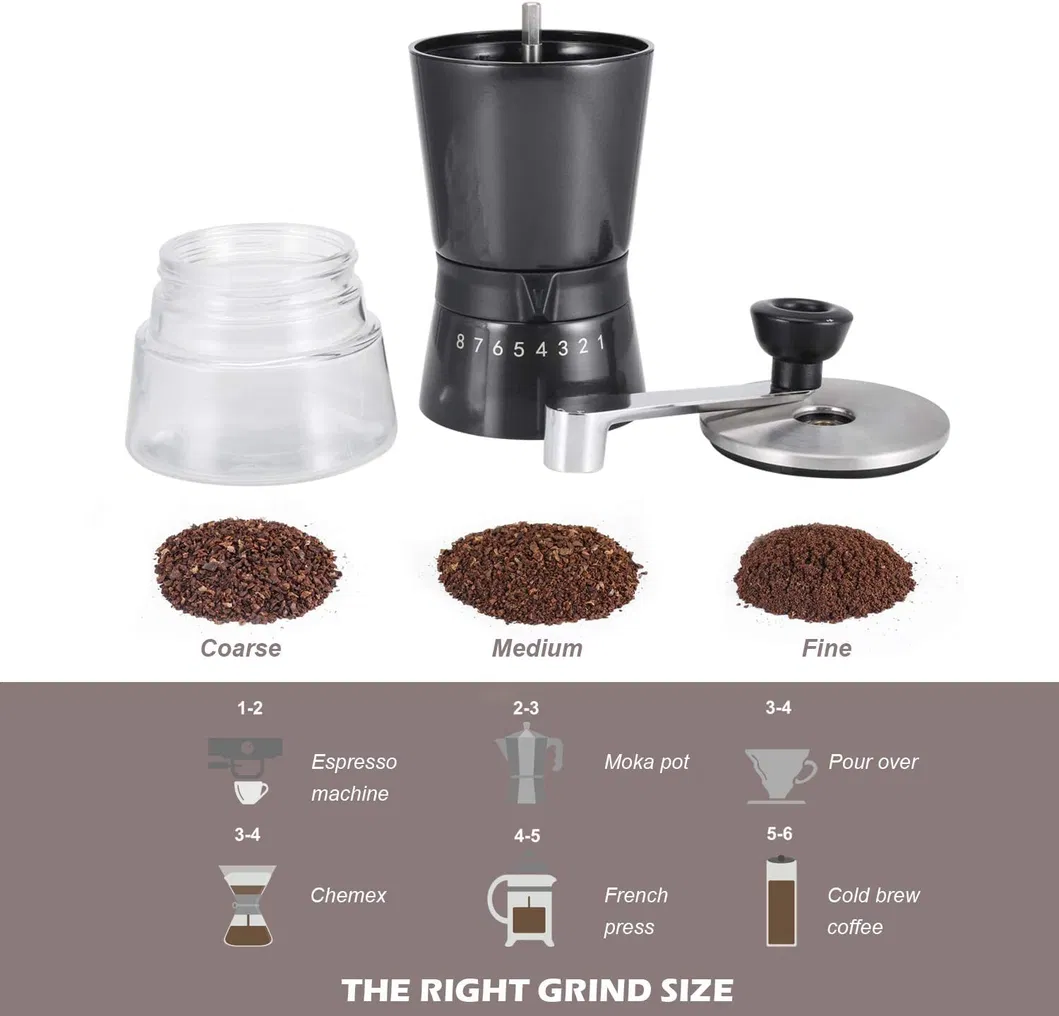 Molinillo de café para acampar