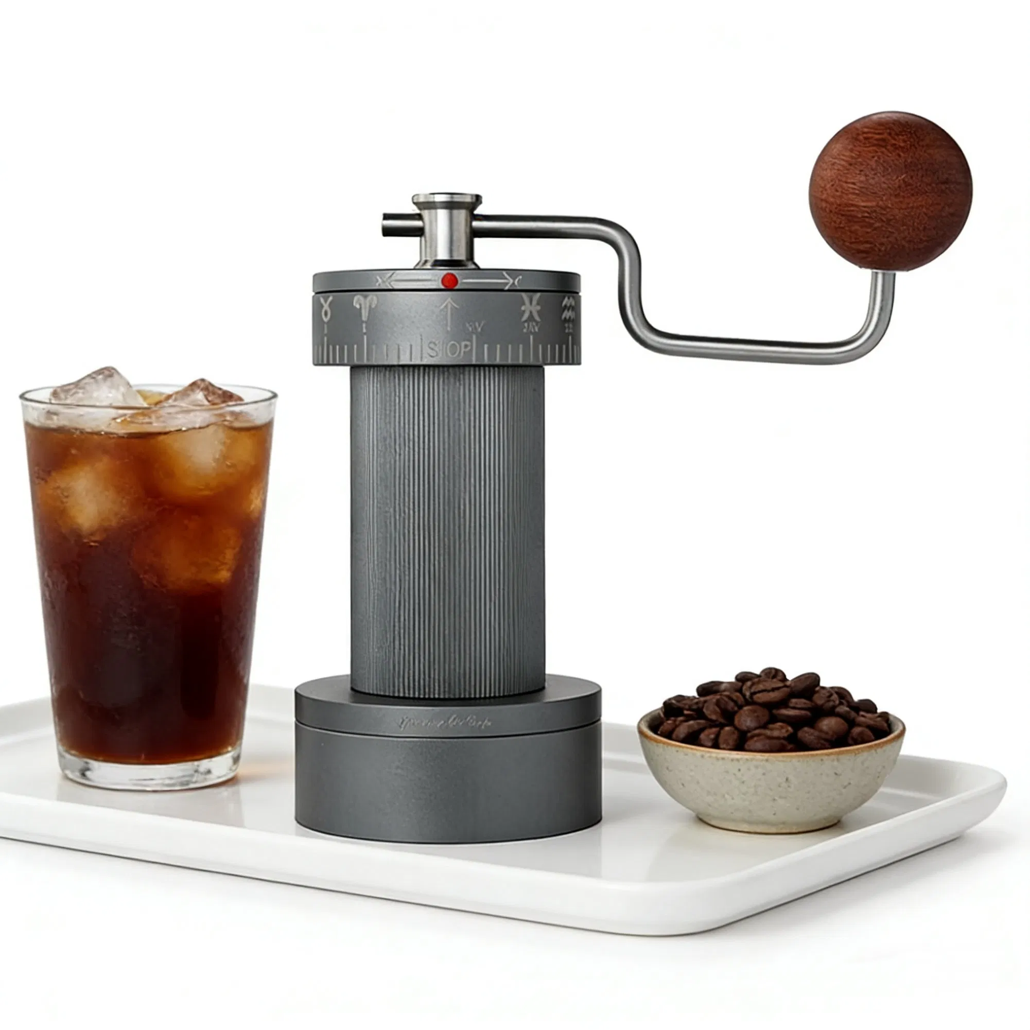Molinillo de café manual profesional italiano de tercera generación La Marzocco, molinillo de granos de café con escala ajustable, exclusivamente para suministro transfronterizo