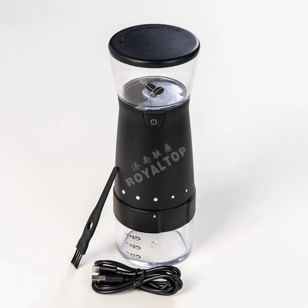 Molino de café eléctrico portátil de mini USB recargable para cocina en casa, camping, viaje, coche, tren