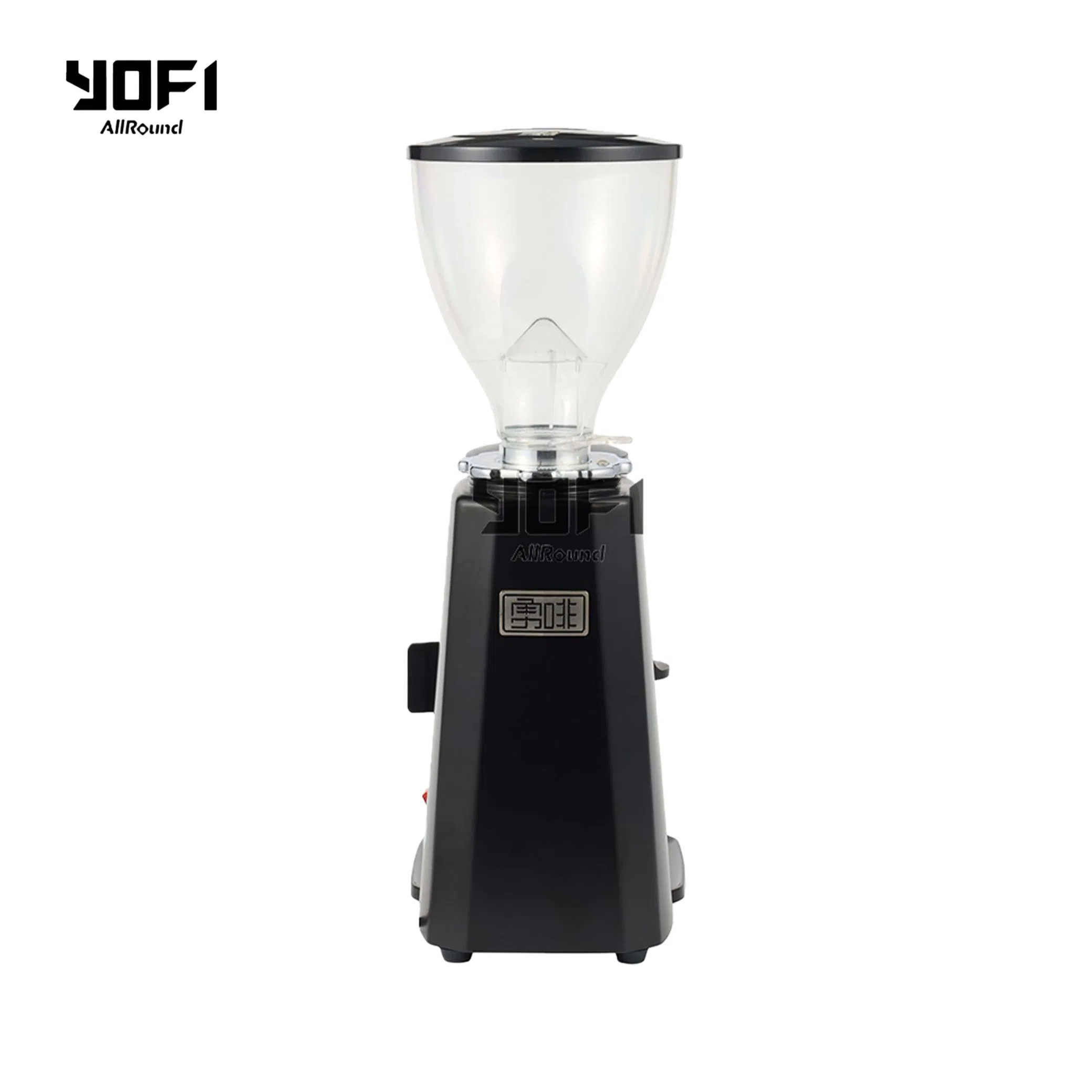 Molino de café industrial profesional máquina de molienda eléctrica comercial con gran capacidad de tolva