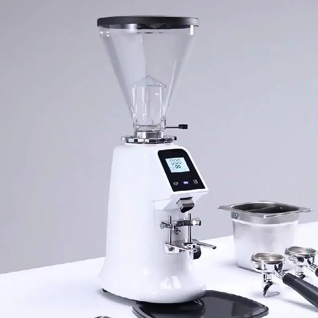 Molino de café eléctrico manual automático industrial plano profesional comercial de muelas