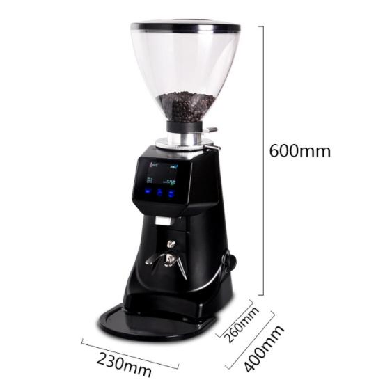 Molino de café manual Burr Profesional Máquina de molienda cuantitativa de café Molinillo de café comercial Molinillo de café automático